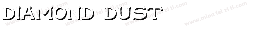 diamond dust字体转换
